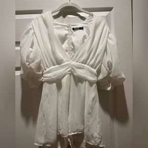 Nasty gal white romper